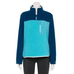 Women's Tek Gear® Quarter-Zip Sherpa Pullover -Teks Gear Clothing Shop 5657643 Tremendous Teal