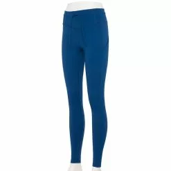 Women's Tek Gear® Ultrastretch Tie-Waist Leggings -Teks Gear Clothing Shop 5660738 Blue Crayon