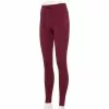 Women's Tek Gear® Ultrastretch Tie-Waist Leggings -Teks Gear Clothing Shop 5660738 Night Sangria