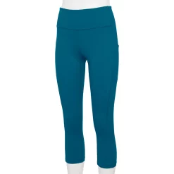 Women's Tek Gear® Ultrastretch Pocket High-Waisted Capri Leggings -Teks Gear Clothing Shop 5660787 Blue Crayon