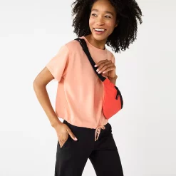 Women's Tek Gear® Stretch Fleece Cinched-Waist Top -Teks Gear Clothing Shop 5661373 Strawberry Cake