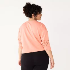 Women's Tek Gear® Stretch Fleece Cinched-Waist Top -Teks Gear Clothing Shop 5661474 ALT