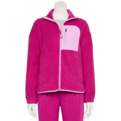 Women's Tek Gear® Sherpa Jacket -Teks Gear Clothing Shop 5661832 Fantasy Berry
