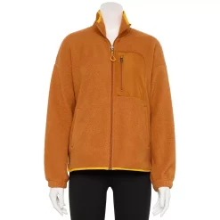 Women's Tek Gear® Sherpa Jacket -Teks Gear Clothing Shop 5661832 Nutmeg Bronze