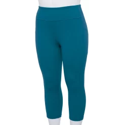Plus Size Tek Gear® Ultrastretch Pocket High-Waisted Capri Leggings 15 Plus Size Tek Gear® Ultrastretch Pocket High-Waisted Capri Leggings -Teks Gear Clothing Shop 5663102 Blue Crayon