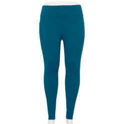 Plus Size Tek Gear® Ultrastretch Pocket Running Leggings -Teks Gear Clothing Shop 5664541 Blue Crayon