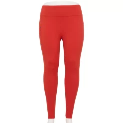Plus Size Tek Gear® Ultrastretch Pocket Running Leggings -Teks Gear Clothing Shop 5664541 Cranberry Kiss