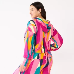 Women's Tek Gear® French-Terry Cropped Hoodie -Teks Gear Clothing Shop 5665099 ALT