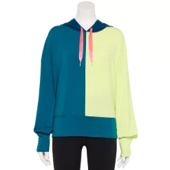 Women's Tek Gear® French-Terry Cropped Hoodie -Teks Gear Clothing Shop 5665099 Night Life Teal