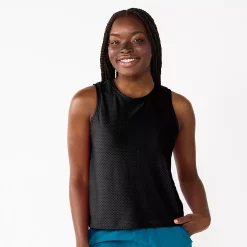 Women's Tek Gear® Cinched-Back Tank -Teks Gear Clothing Shop 5671137 Black