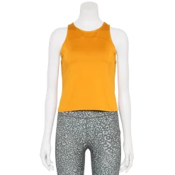 Women's Tek Gear® Crop Running Tank -Teks Gear Clothing Shop 5671512 Gypsy Gold