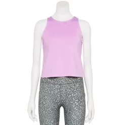 Women's Tek Gear® Crop Running Tank -Teks Gear Clothing Shop 5671512 Little Lavender