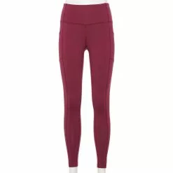 Women's Tek Gear® High-Waisted Shapewear Leggings -Teks Gear Clothing Shop 5720731 Chilled Wine