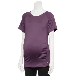 Maternity Tek Gear® Workout Tee -Teks Gear Clothing Shop 5913951 Grape Grenache