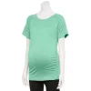 Maternity Tek Gear® Workout Tee -Teks Gear Clothing Shop 5913951 Shy Green