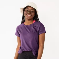 Women's Tek Gear® Core Raglan Tee -Teks Gear Clothing Shop 5942070 Grape Grenache