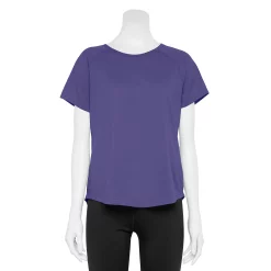 Women's Tek Gear® Core Raglan Tee -Teks Gear Clothing Shop 5942070 Maxwell Purple