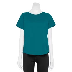 Women's Tek Gear® Core Raglan Tee -Teks Gear Clothing Shop 5942070 Night Life Teal