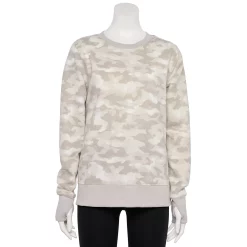 Women's Tek Gear® Ultrasoft Fleece Sweatshirt 25 Women's Tek Gear® Ultrasoft Fleece Sweatshirt -Teks Gear Clothing Shop 6119993 Beige White Camo