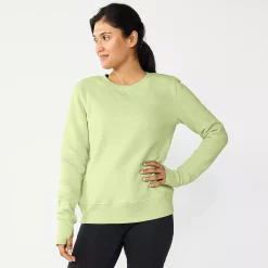 Women's Tek Gear® Ultrasoft Fleece Sweatshirt 31 Women's Tek Gear® Ultrasoft Fleece Sweatshirt -Teks Gear Clothing Shop 6119993 Green Romantica