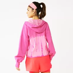 Women's Tek Gear® French Terry Crop Zip-Up Jacket -Teks Gear Clothing Shop 6120577 ALT